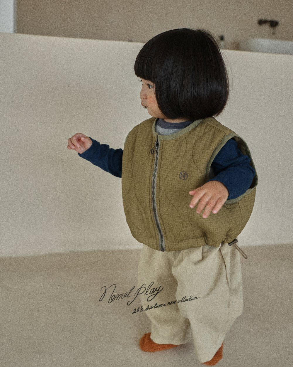 ［normalplay］Honey Crop Vest