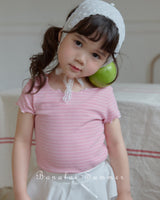 ［Bonaloi］2 way ribbon tee