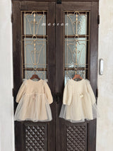 ［marron］Cherry shasha dress