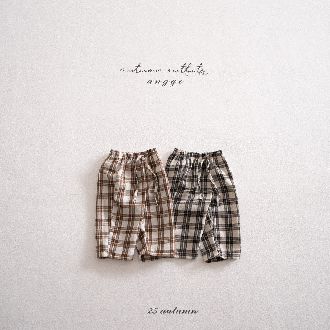 ［anggo］Chex pants