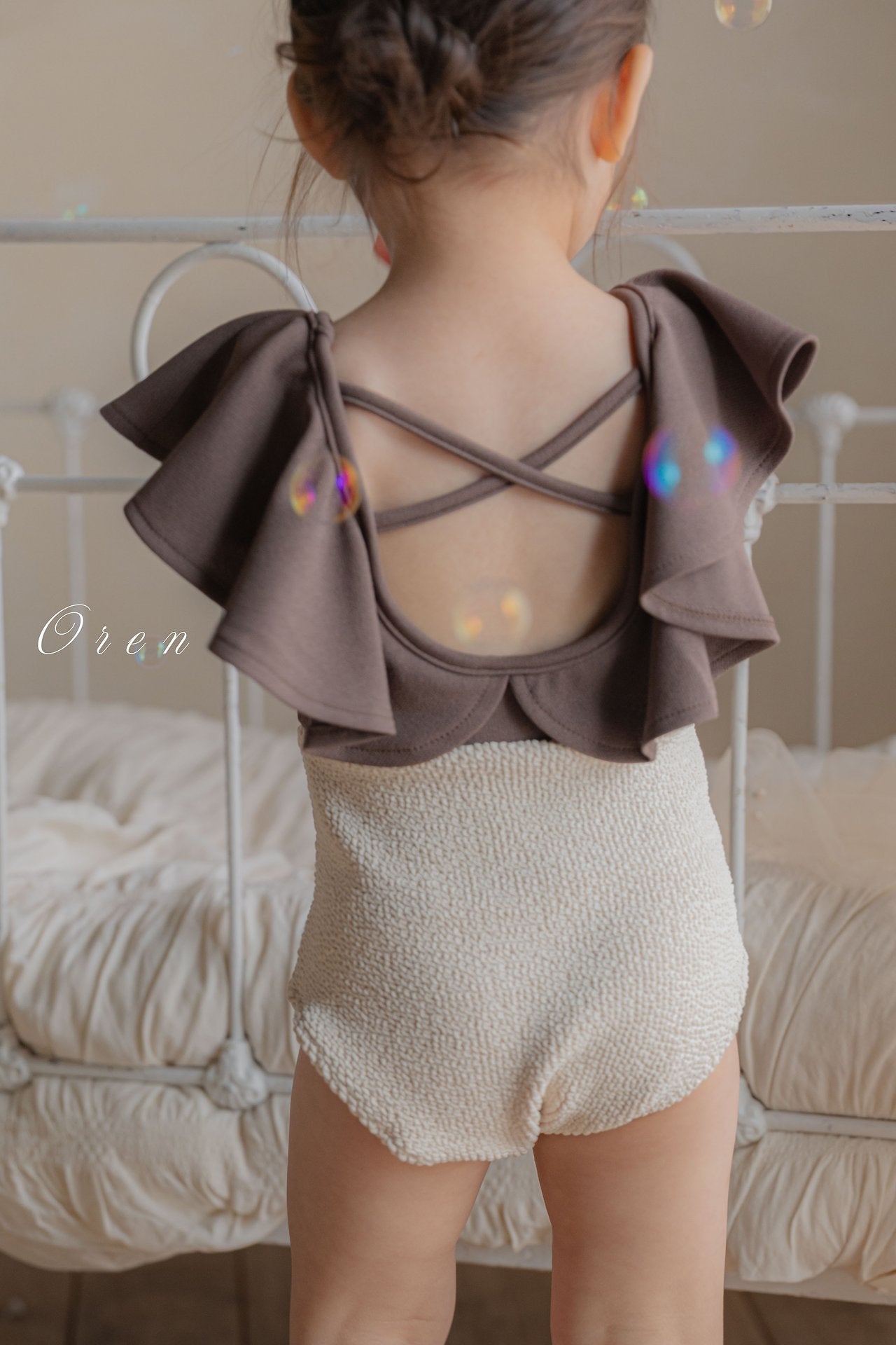 ［OREN］Pepe frill swim wear (kids)
