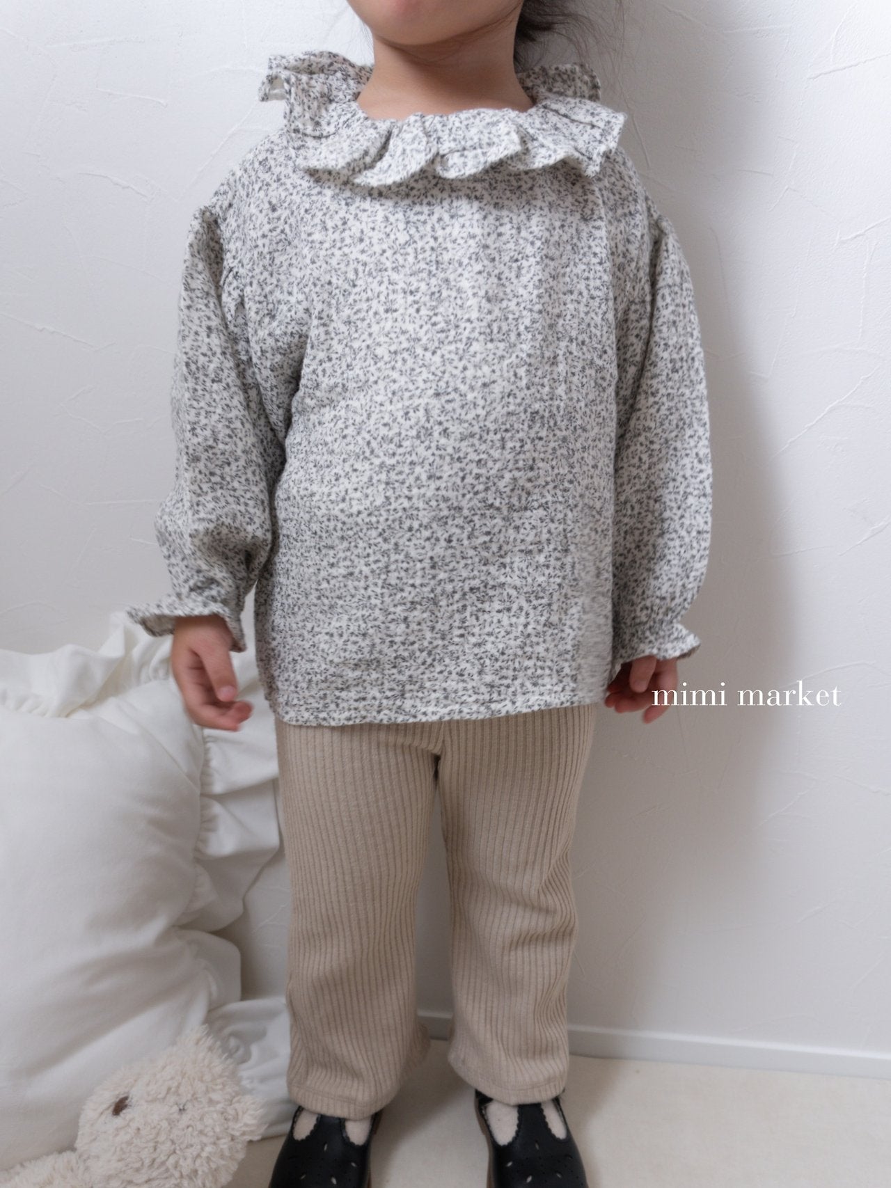 ［mimi market］Flour color blouse