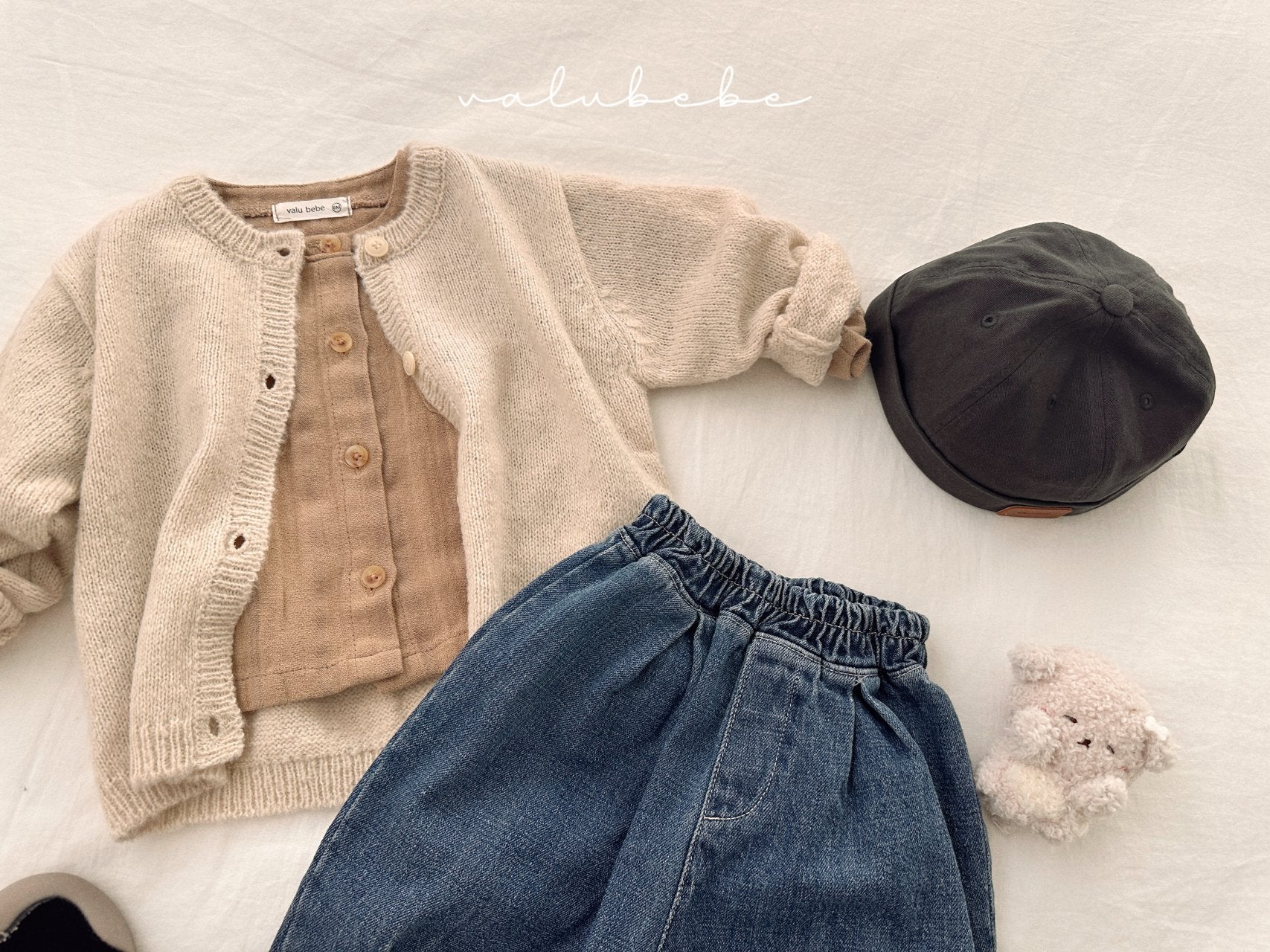 ［valubebe］2way henry neck shirt (baby & kids)