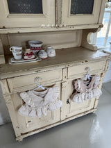 ［marron］Flanc fur lace vest