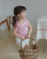 ［Bonaloi］2 way ribbon tee