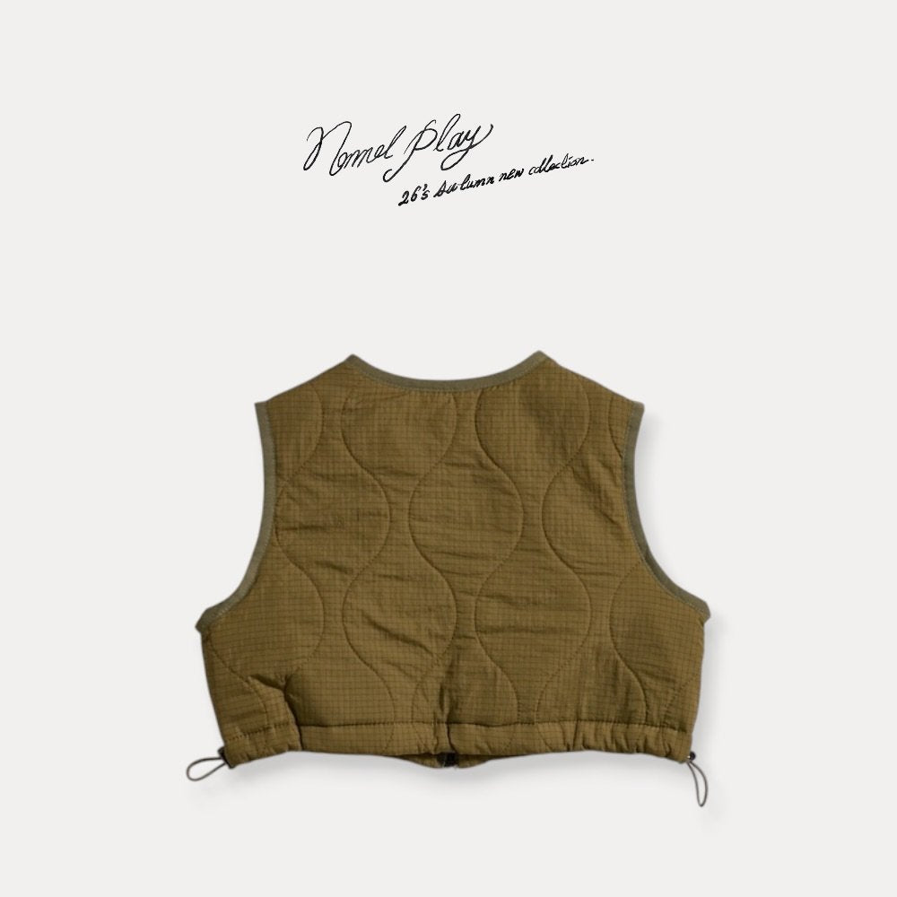 ［normalplay］Honey Crop Vest