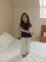 ［LINDO］Eyelet sleeveles tops