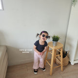 ［merry go round］Square neck short sleeve tee (kids & mom)