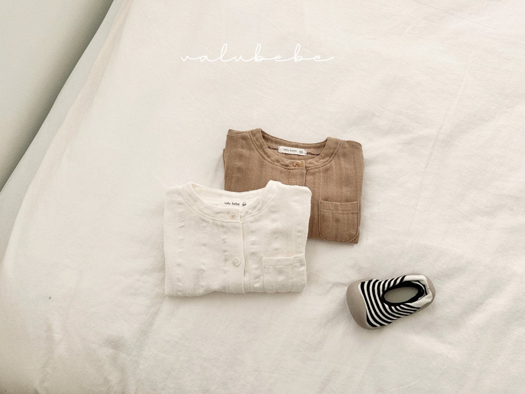 ［valubebe］2way henry neck shirt (baby & kids)