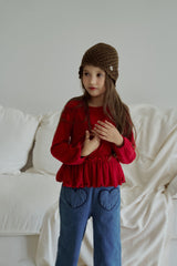 ［momo ann］Halter frill tee