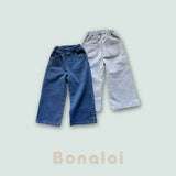 ［Bonaloi］Cool summer denim pants