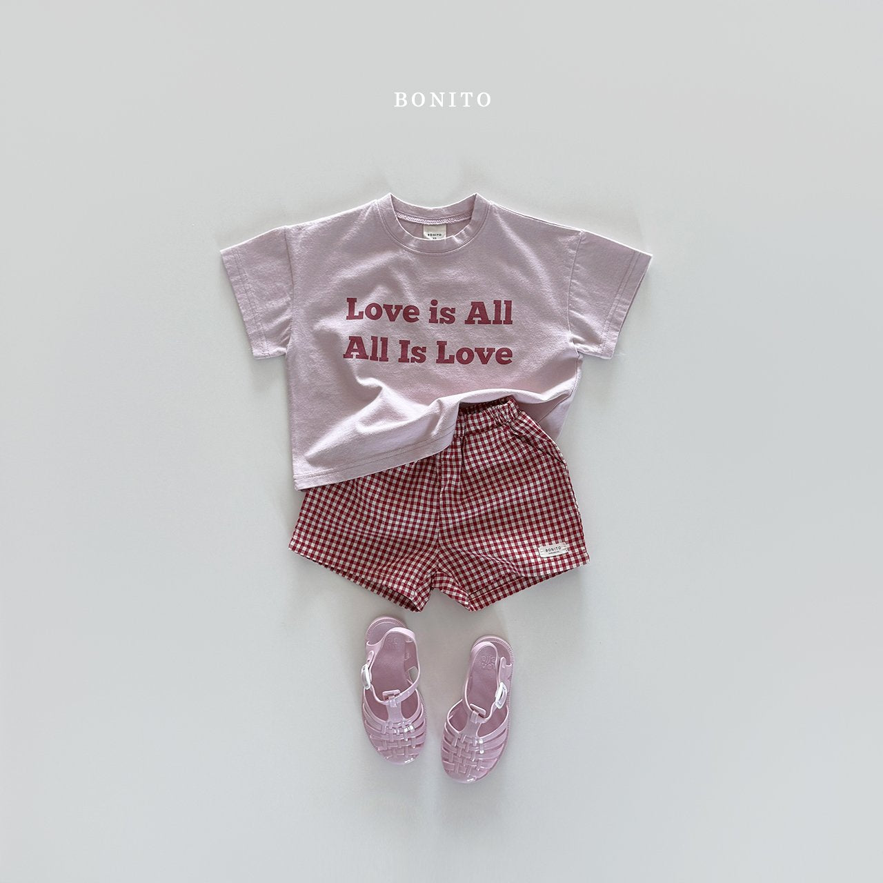 ［Bonito］Love is all tee (baby, kids, adult)