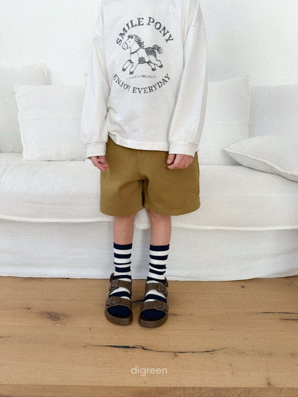 ［digreen］Minimal stripe socks set