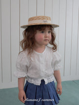 ［BANANAJ］Puff lace blouse
