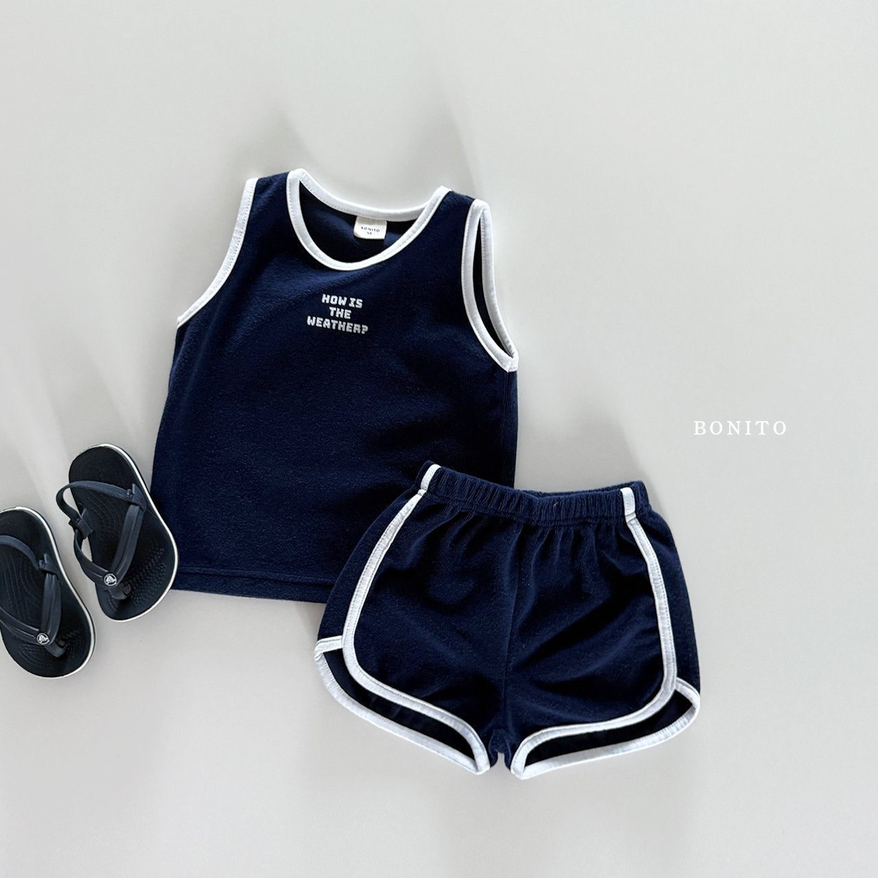 ［Bonito］Weather sleeveless set