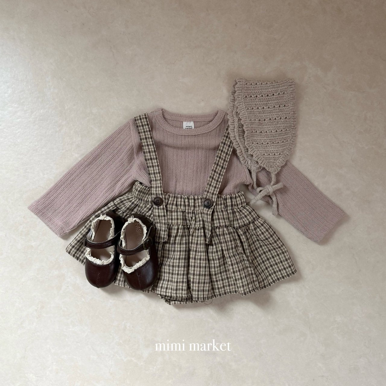 ［mimi market］Hilton rib tee