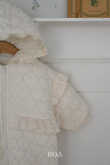 ［ROA］Heart frill rompers