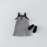 ［Bonito］Stripe sleeveless one-piece