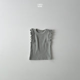 ［LINDO］Ruffle rib tee