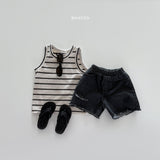 ［Bonito］Stripe sleeveless