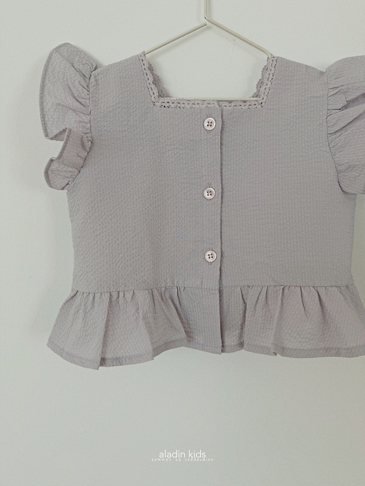 ［aladin］Lace square blouse