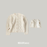 ［BELLOT］Alpha wool cardigan (mom)
