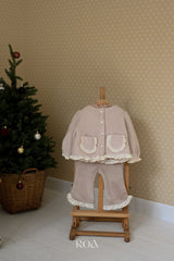 ［ROA］Frill flare pants