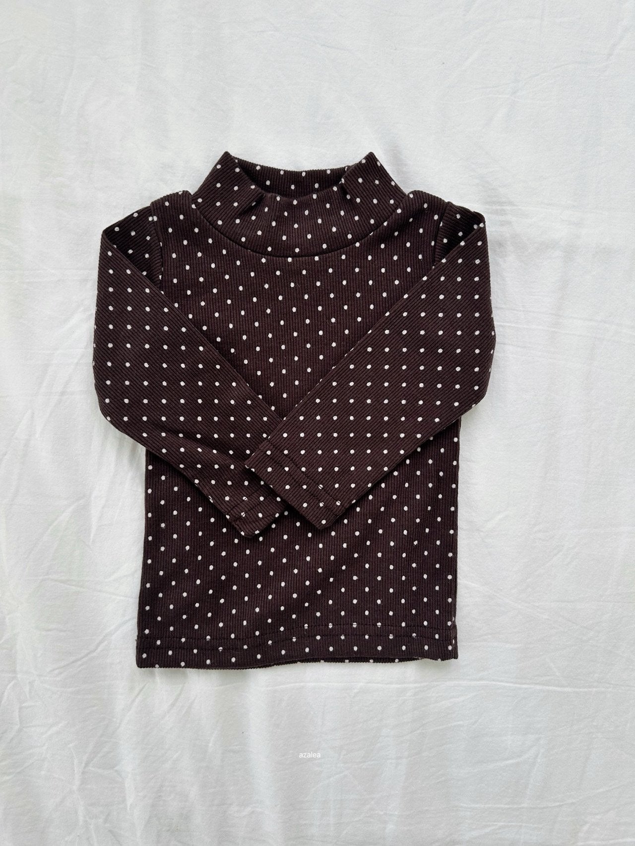 ［azalea］Ghana dot halfneck tops (baby)