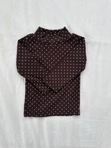 ［azalea］Ghana dot halfneck tops (baby)