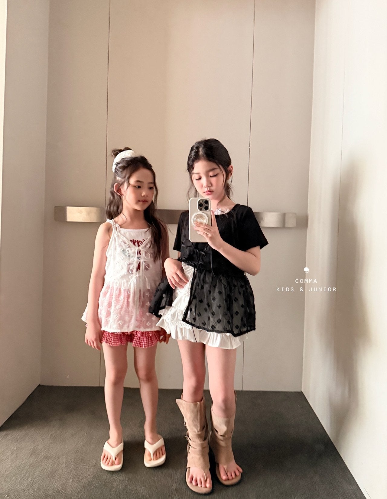 ［comma］Cherry camisole