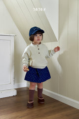 ［jujua］Dot pocket skirt