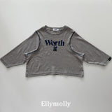 ［ELLY MOLLY］Worth it stripe tops