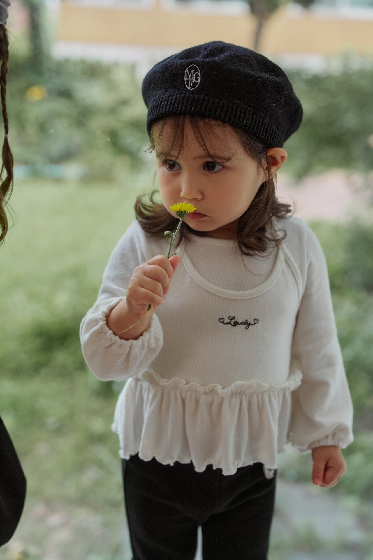 ［momo ann］Halter frill tee