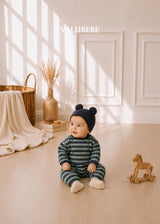 ［valubebe］Holly stripe jumpsuit