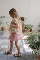 ［FLO］Lovely flower lace blouse