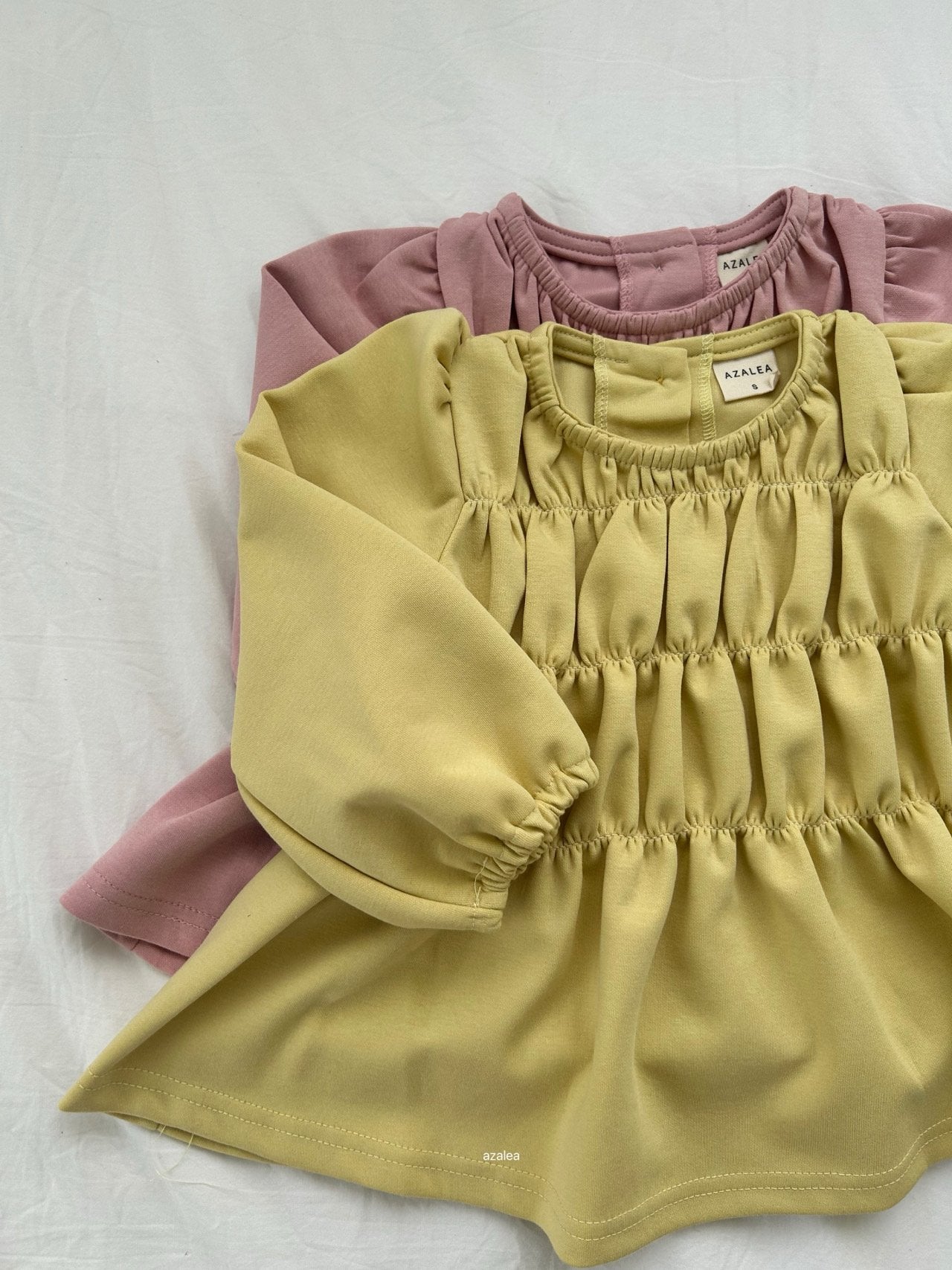 ［azalea］Flare shirring set up (kids)