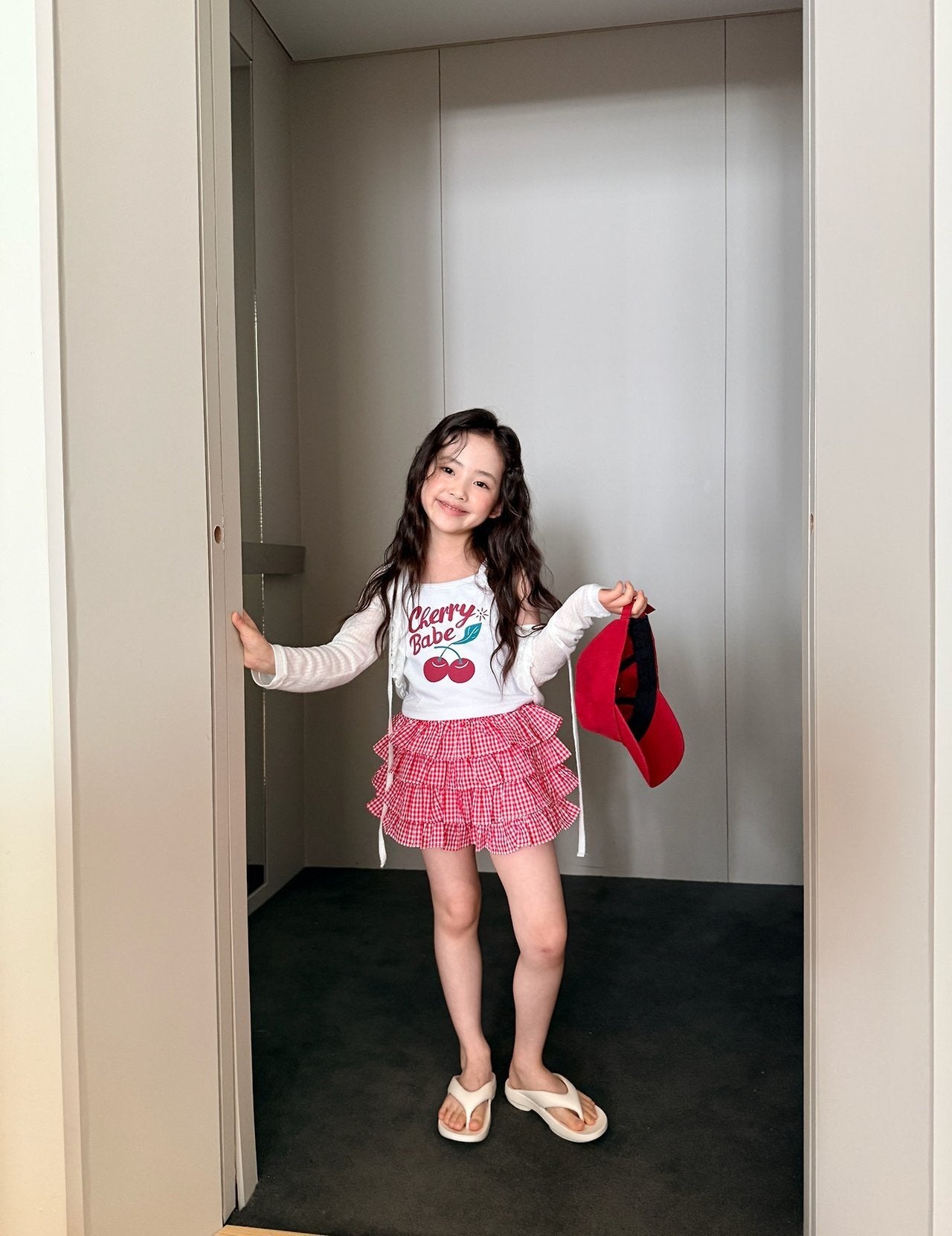 ［comma］Cherry camisole