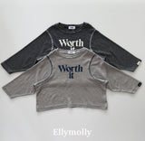 ［ELLY MOLLY］Worth it stripe tops