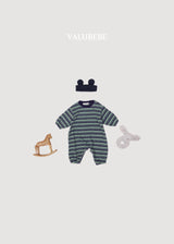 ［valubebe］Holly stripe jumpsuit