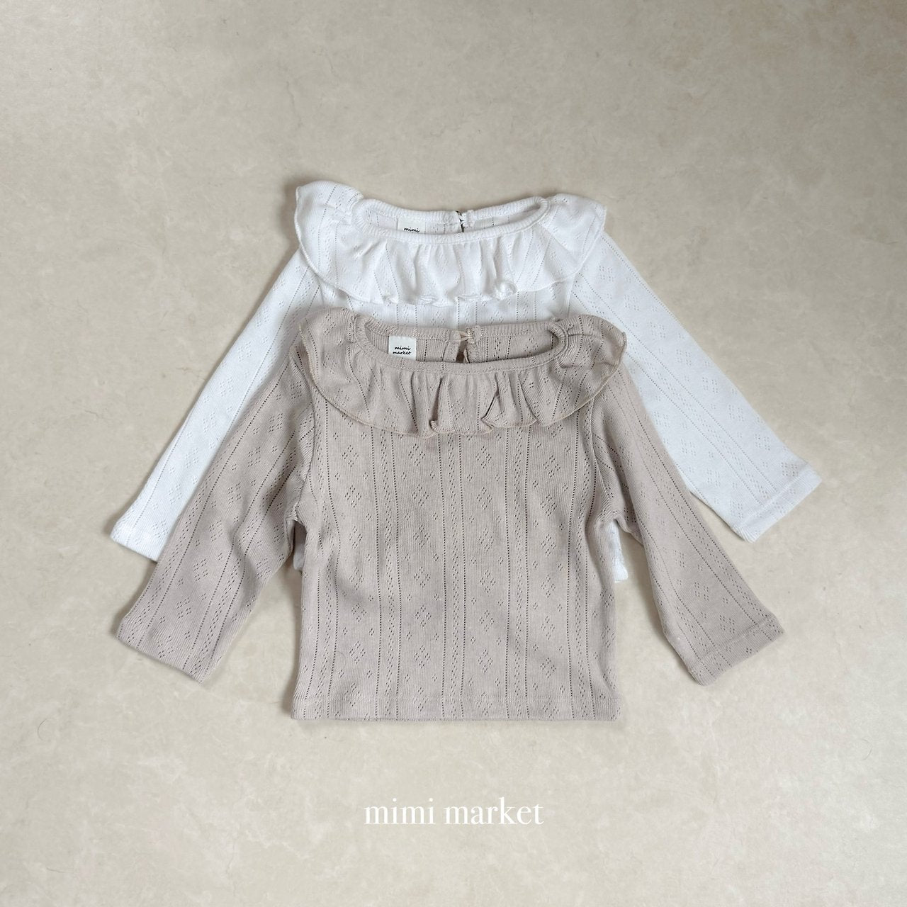 ［mimi market］Winter collar tops
