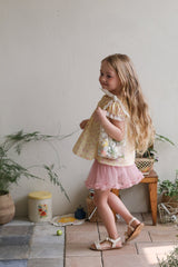 ［FLO］Lovely flower lace blouse