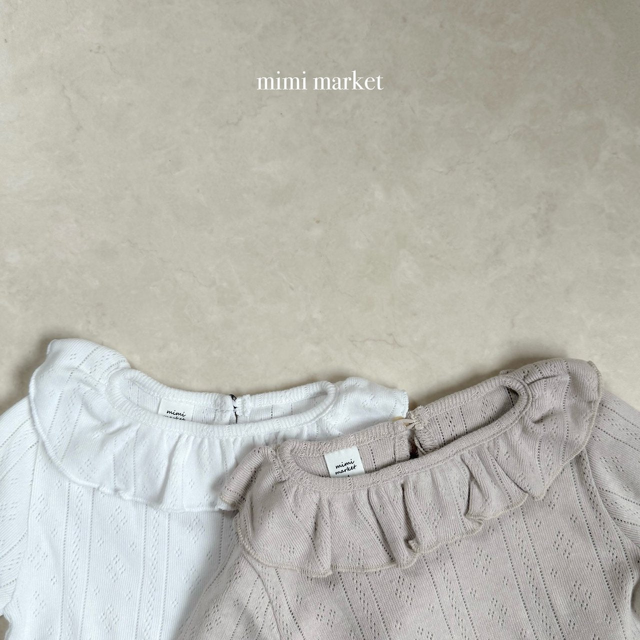 ［mimi market］Winter collar tops