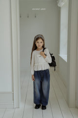 ［momo ann］Halter frill tee