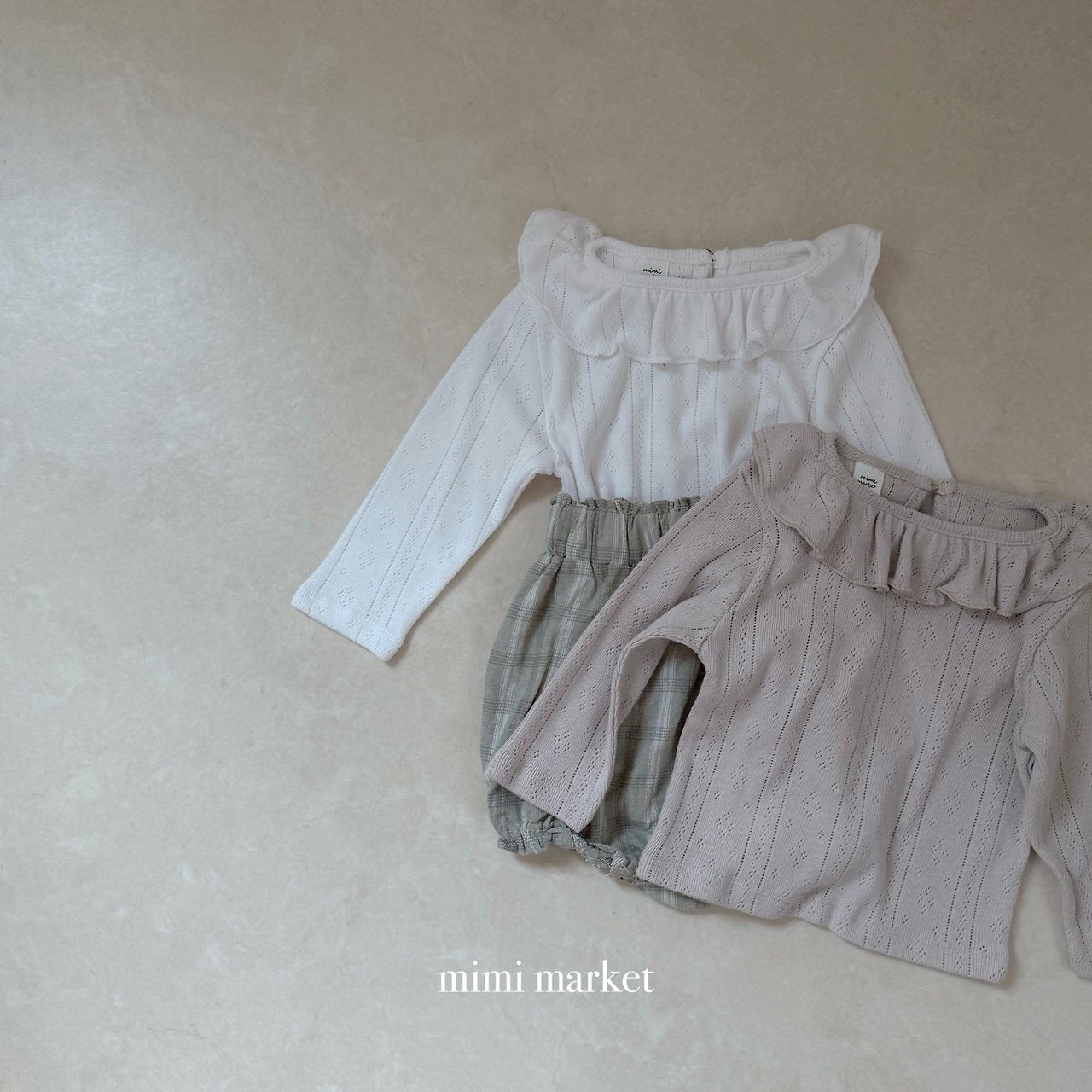 ［mimi market］Winter collar tops