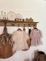 ［marron］Ribbon dress