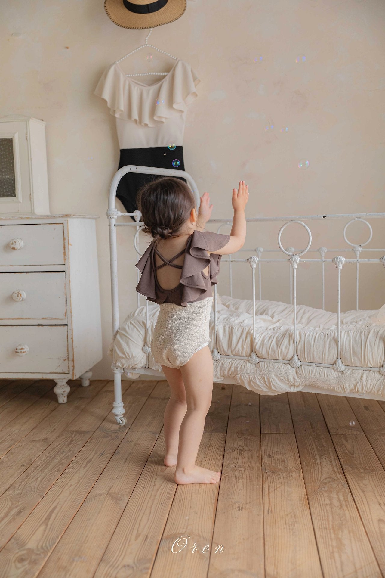 ［OREN］Pepe frill swim wear (kids)