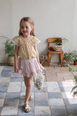 ［FLO］Lovely flower lace blouse