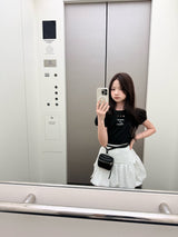 ［comma］Dot balloon skirt