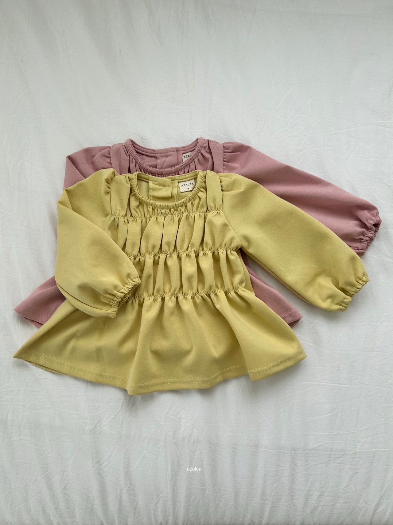 ［azalea］Flare shirring set up (kids)