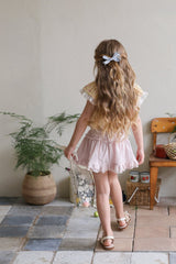 ［FLO］Lovely flower lace blouse